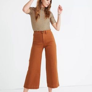 Madewell Emmett Wide Leg Crop Pants